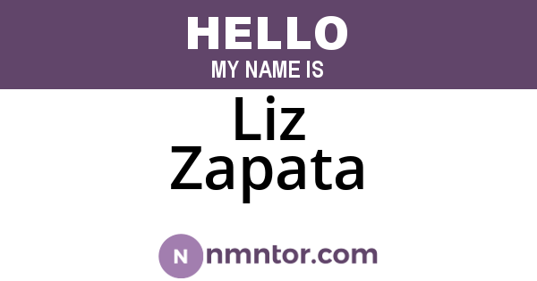 Liz Zapata