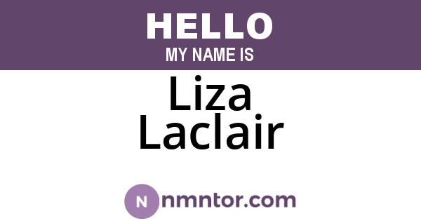 Liza Laclair