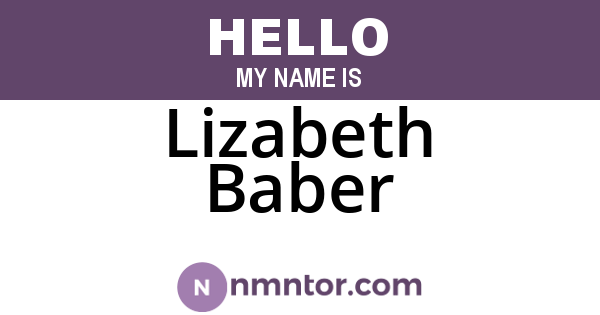 Lizabeth Baber