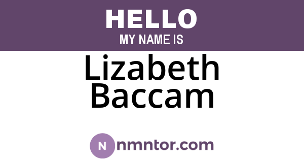 Lizabeth Baccam