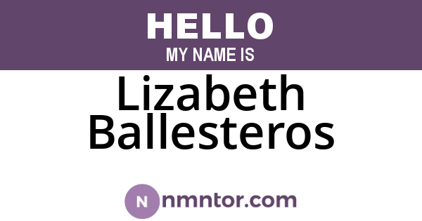Lizabeth Ballesteros
