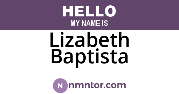Lizabeth Baptista