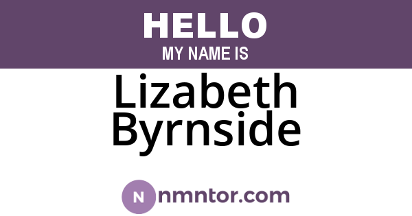 Lizabeth Byrnside