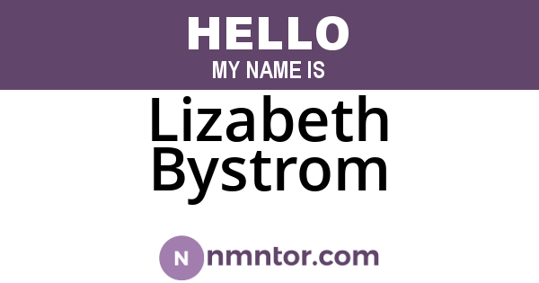 Lizabeth Bystrom