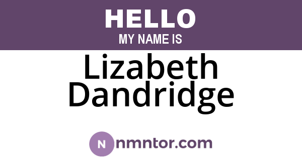 Lizabeth Dandridge