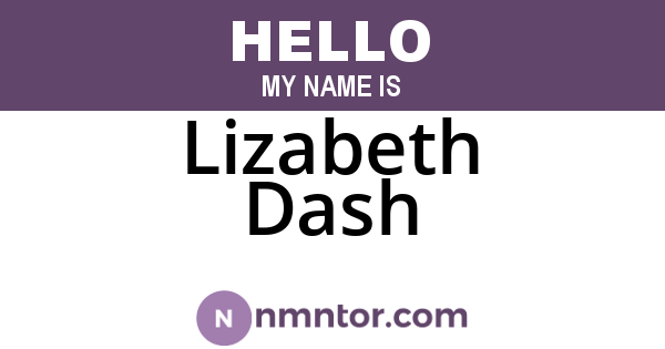 Lizabeth Dash