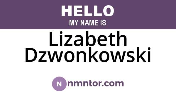 Lizabeth Dzwonkowski