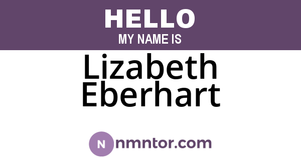 Lizabeth Eberhart