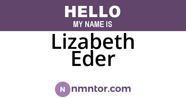 Lizabeth Eder