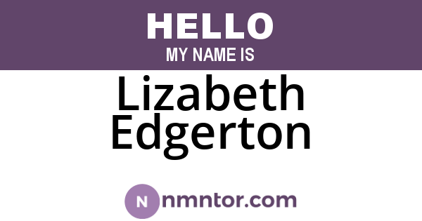 Lizabeth Edgerton