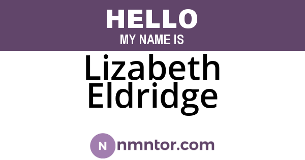 Lizabeth Eldridge