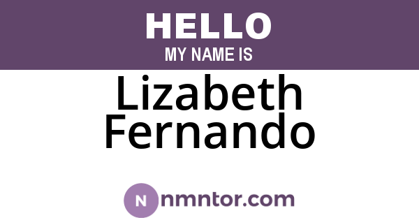 Lizabeth Fernando