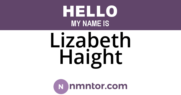 Lizabeth Haight