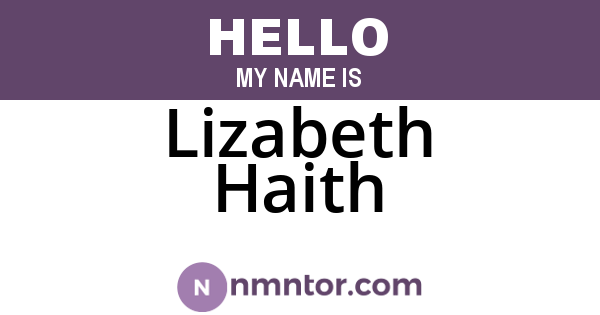 Lizabeth Haith
