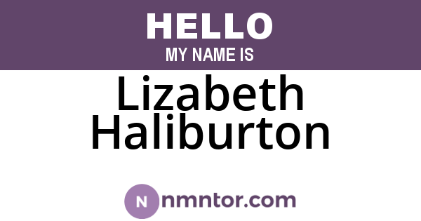 Lizabeth Haliburton