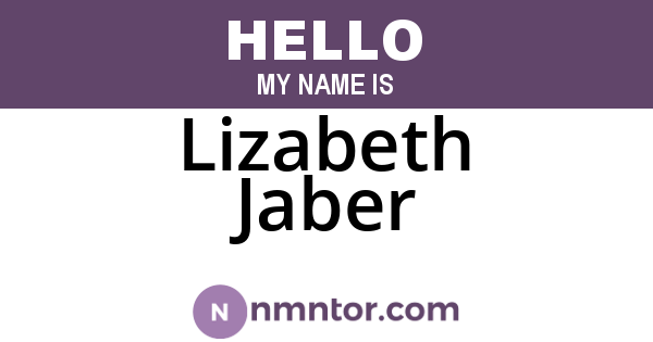 Lizabeth Jaber