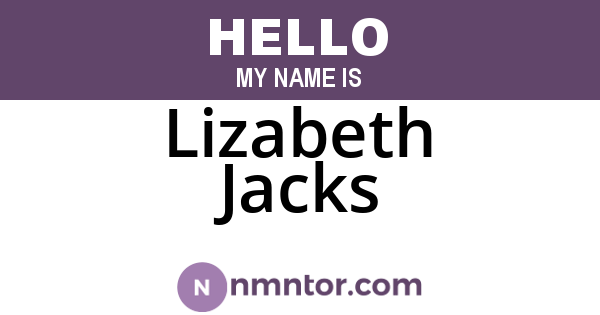 Lizabeth Jacks