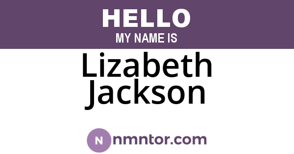Lizabeth Jackson
