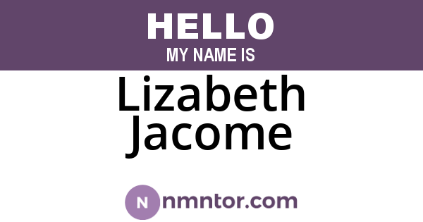 Lizabeth Jacome