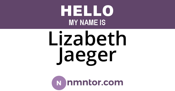 Lizabeth Jaeger