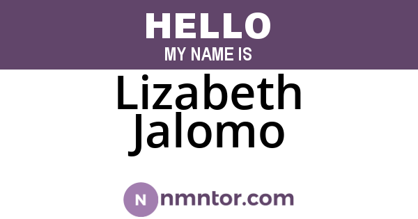 Lizabeth Jalomo