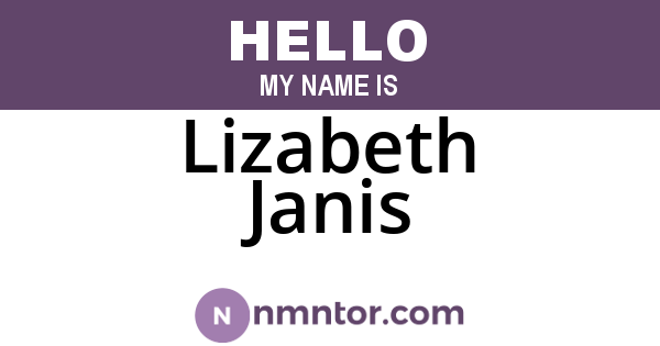 Lizabeth Janis