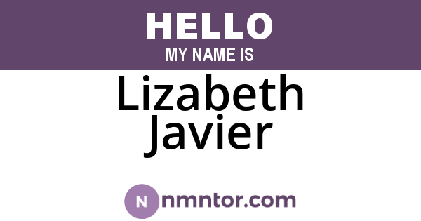 Lizabeth Javier