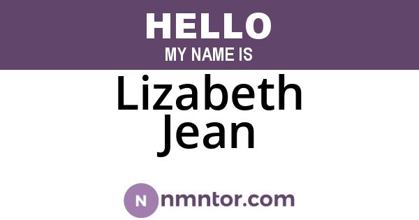 Lizabeth Jean