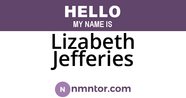 Lizabeth Jefferies