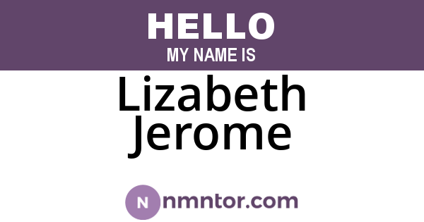 Lizabeth Jerome