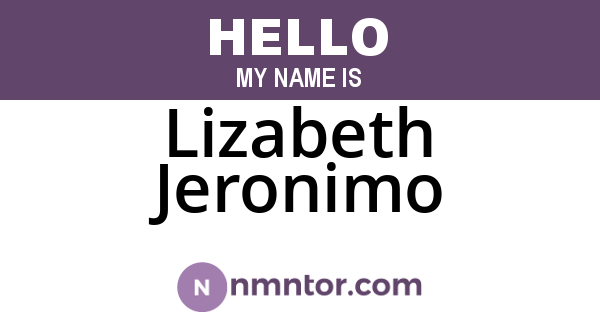 Lizabeth Jeronimo