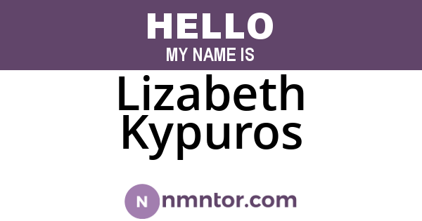 Lizabeth Kypuros