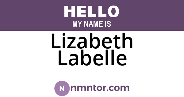 Lizabeth Labelle