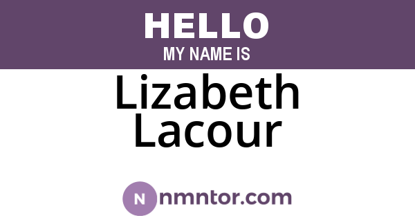 Lizabeth Lacour