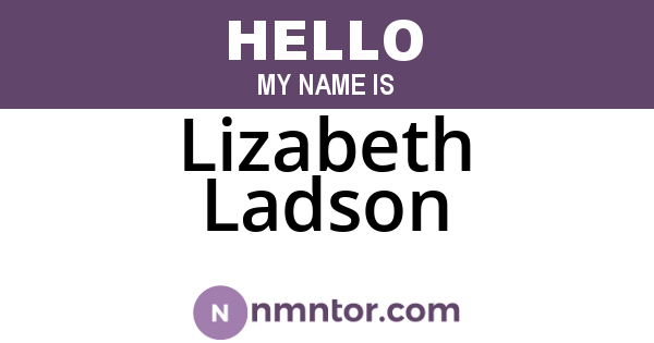Lizabeth Ladson