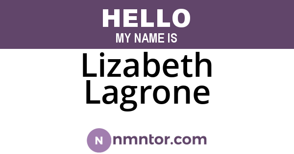 Lizabeth Lagrone