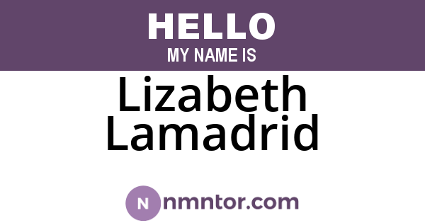 Lizabeth Lamadrid