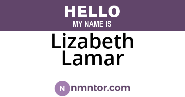 Lizabeth Lamar