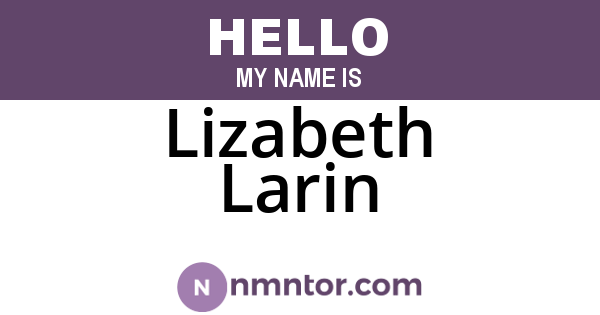 Lizabeth Larin