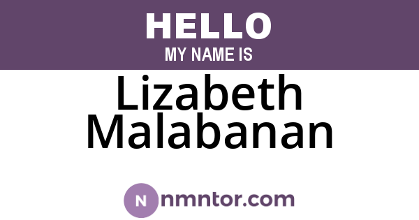 Lizabeth Malabanan