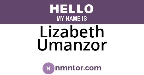 Lizabeth Umanzor
