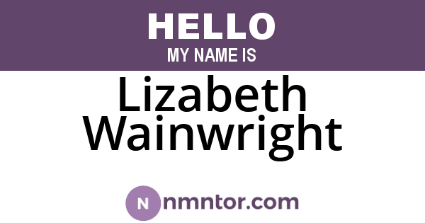 Lizabeth Wainwright