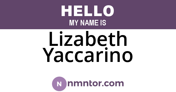 Lizabeth Yaccarino