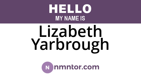 Lizabeth Yarbrough