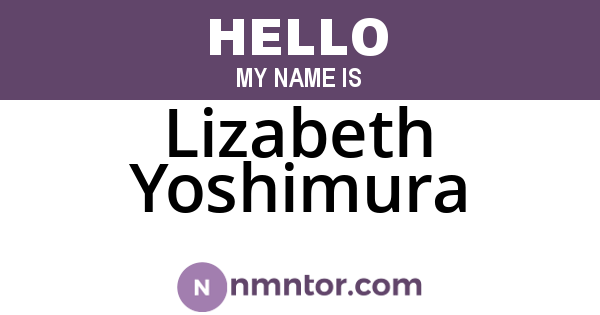 Lizabeth Yoshimura