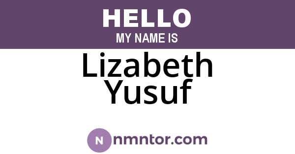 Lizabeth Yusuf