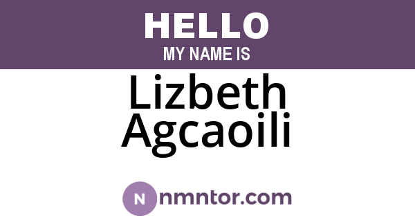 Lizbeth Agcaoili