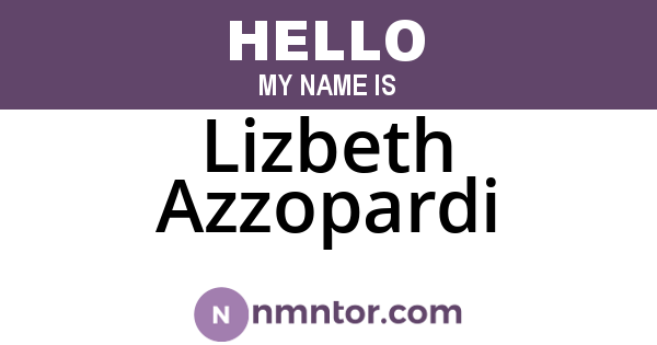 Lizbeth Azzopardi