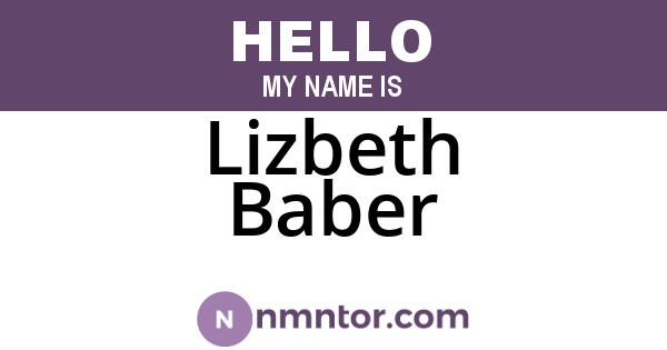 Lizbeth Baber