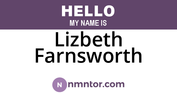Lizbeth Farnsworth